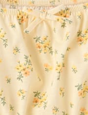 Girls Floral Smocked Top