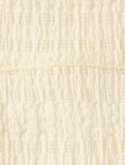 Girls Textured Knit Top