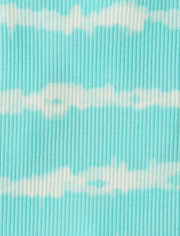 Girls Tie Dye Ribbed Tank Top