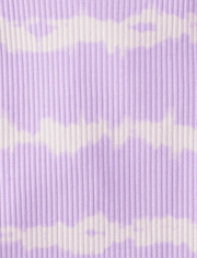 Girls Tie Dye Ribbed Tank Top