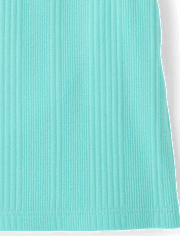 Girls Graphic Ribbed Tank Top