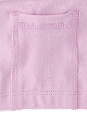 Girls Quick Dry High Rise Textured Ribbed Skort