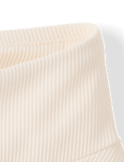 Jupe-short côtelée texturée taille haute à séchage rapide pour filles