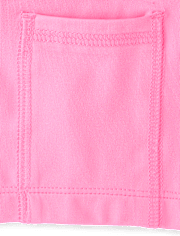 Girls Quick Dry High Rise Textured Ribbed Skort