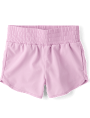 Girls Quick Dry Lined Dolphin Shorts