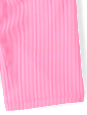 Girls Quick Dry Textured Ribbed Bike Shorts