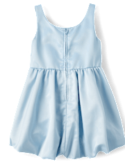 Girls Satin Bubble Dress