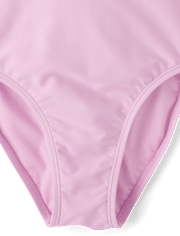 Girls Lace Cut-Out One Piece Swimsuit