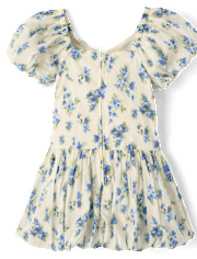 Girls Mommy And Me Floral Bubble Dress