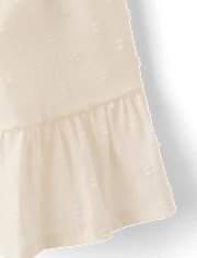 Girls Clip Dot Ruffle Dress
