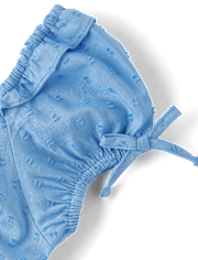 Girls Clip Dot Ruffle Dress