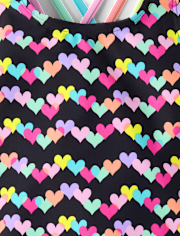 Girls Print Cross Back One Piece Swimsuit