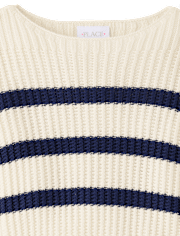 Girls Striped Sweater
