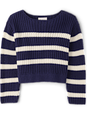 Girls Striped Sweater