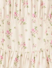 Girls Mommy And Me Floral Corset Dress