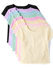 Lot de 8 t-shirts pour filles