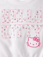Sweat-shirt en polaire premium brodé Hello Kitty® pour filles