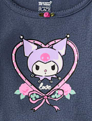 Girls Hello Kitty® Embellished Ribbed Baby Tee