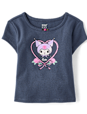 Girls Hello Kitty® Embellished Ribbed Baby Tee
