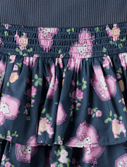 Robe Hello Kitty® brodée à volants pour filles