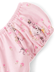 Girls Hello Kitty® Print Corset Drop Waist Dress