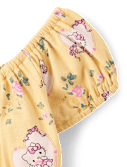 Girls Hello Kitty® Print Corset Drop Waist Dress