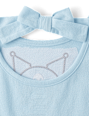 Girls Hello KittyÂ® And Friends Applique Bow Back Dress