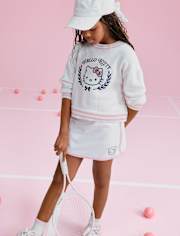 Girls Hello KittyÂ® Quick Dry A-Line Skort