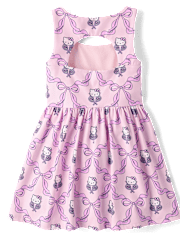 Girls Hello KittyÂ® Quick Dry Tennis Cut Out Active Dress