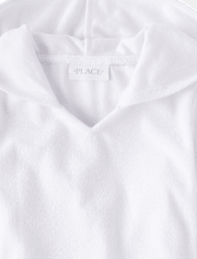 Girls Hooded Terry Swim Cover-Up