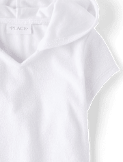 Girls Hooded Terry Swim Cover-Up