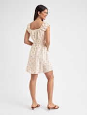 Womens Mommy And Me Floral Ruffle Dress