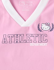 Girls Hello KittyÂ® Quick Dry Contrast Tank Top