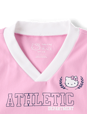 Girls Hello KittyÂ® Quick Dry Contrast Tank Top