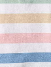 Baby And Toddler Boys Striped Soft Pique Polo