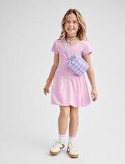 Girls Iridescent Quilted Belt Bag