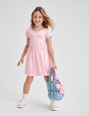 Girls Icon Plush Tote Bag