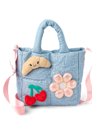 Girls Icon Plush Tote Bag