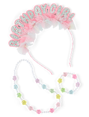 Girls Birthday Girl 3-Piece Accessories Set
