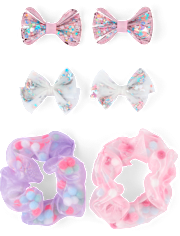 Girls Shakey 6-Piece Hair Set