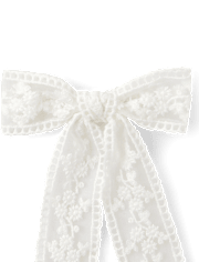 Girls Floral Bow Hair Clip 3-Pack