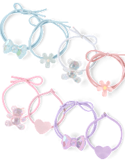 Girls Icon Hair Tie 8-Pack