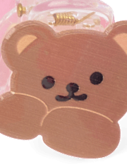 Girls Bear Bow Claw Clip 5-Pack