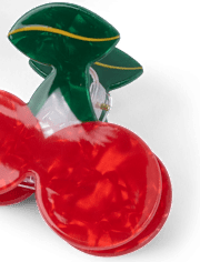Girls Cherry Claw Clip 2-Pack