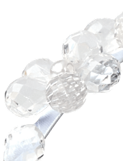 Bandeau fleuri à perles pour filles