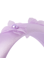 Girls Puffy Floral Headband