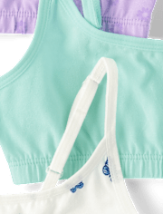 Girls Butterfly Bralette 3-Pack