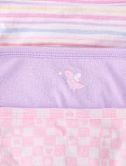 Toddler Girls Dino Brief Underwear 7-Pack