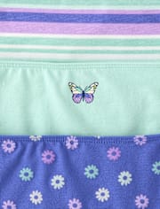 Girls Butterfly Bikini Underwear 7-Pack