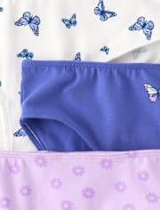 Girls Butterfly Bikini Underwear 7-Pack